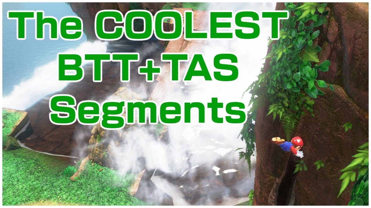 The COOLEST BTT+TAS Segment In Each Kingdom Of Super Mario Odyssey