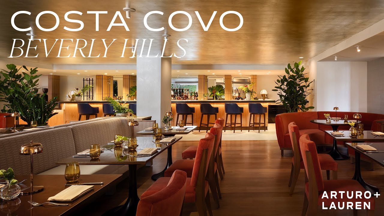A Design Lover's Dream: The Elegant Interiors of a Beverly Hills Restaurant | Hotel Videographer