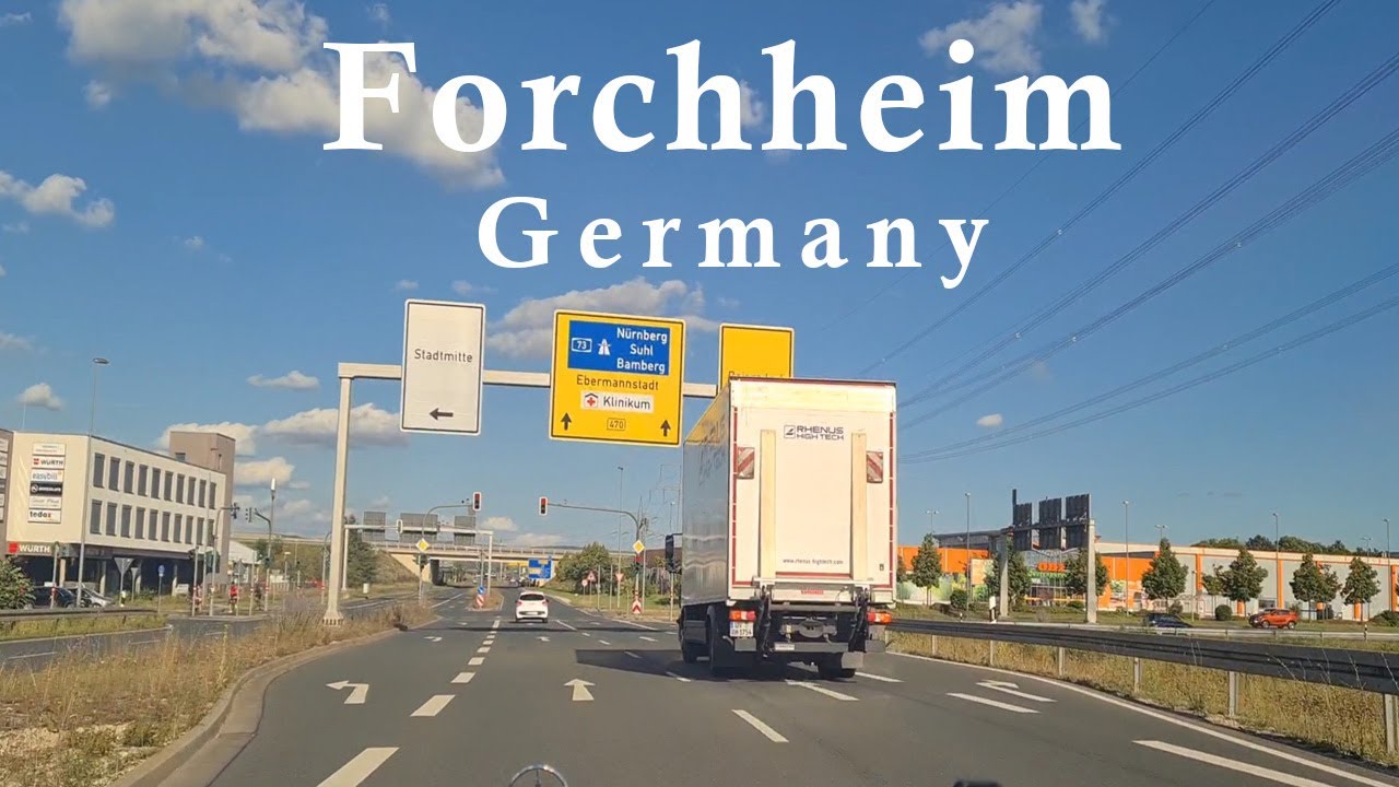 Driving to the birthday dinner of a good friend in Forchheim, Germany  🇩🇪