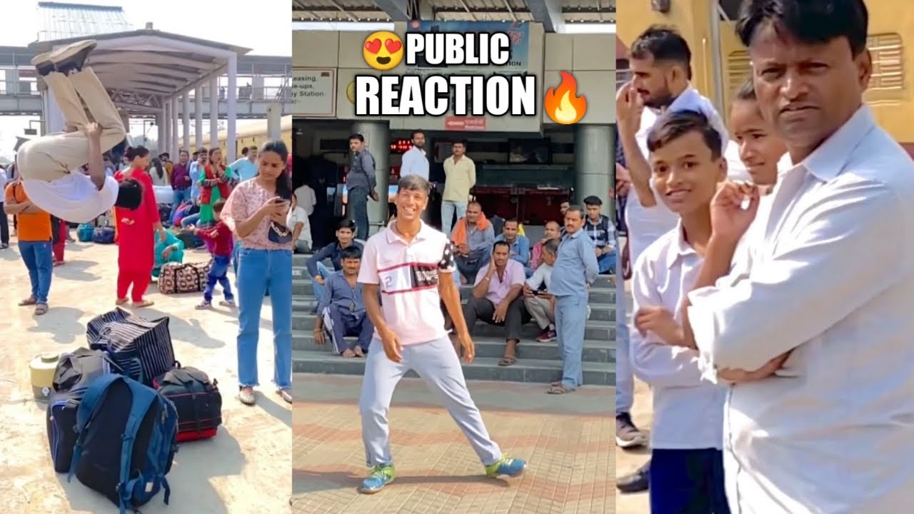 Flips in public😍//Omg🤣 public reaction//Reaction Boy @Mohit_Flipper