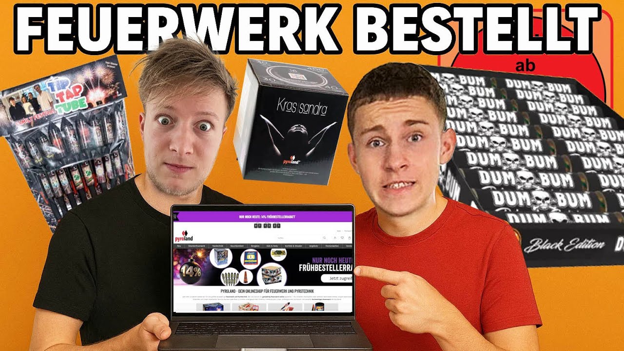 Wir haben das KRASSESTE Feuerwerk bei Pyroland bestellt! (Völlig eskaliert) 🎆🎇🧨💥