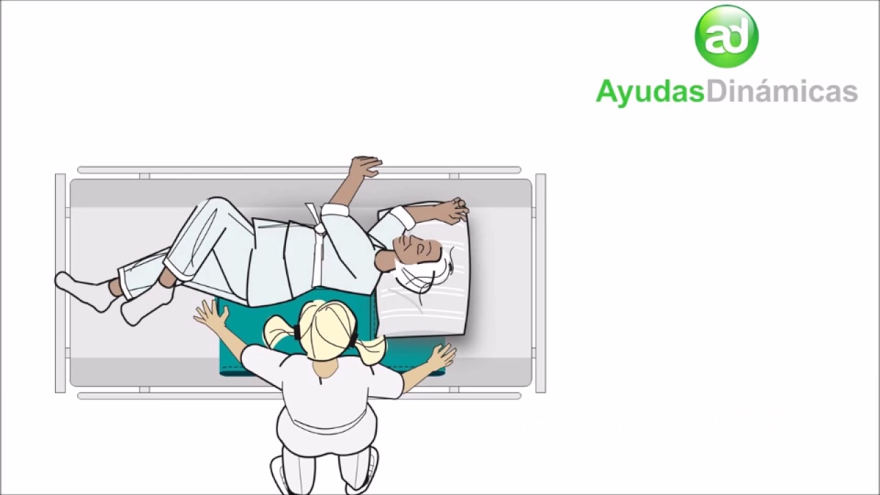 La sábana que ayuda a deslizar a las personas en cama