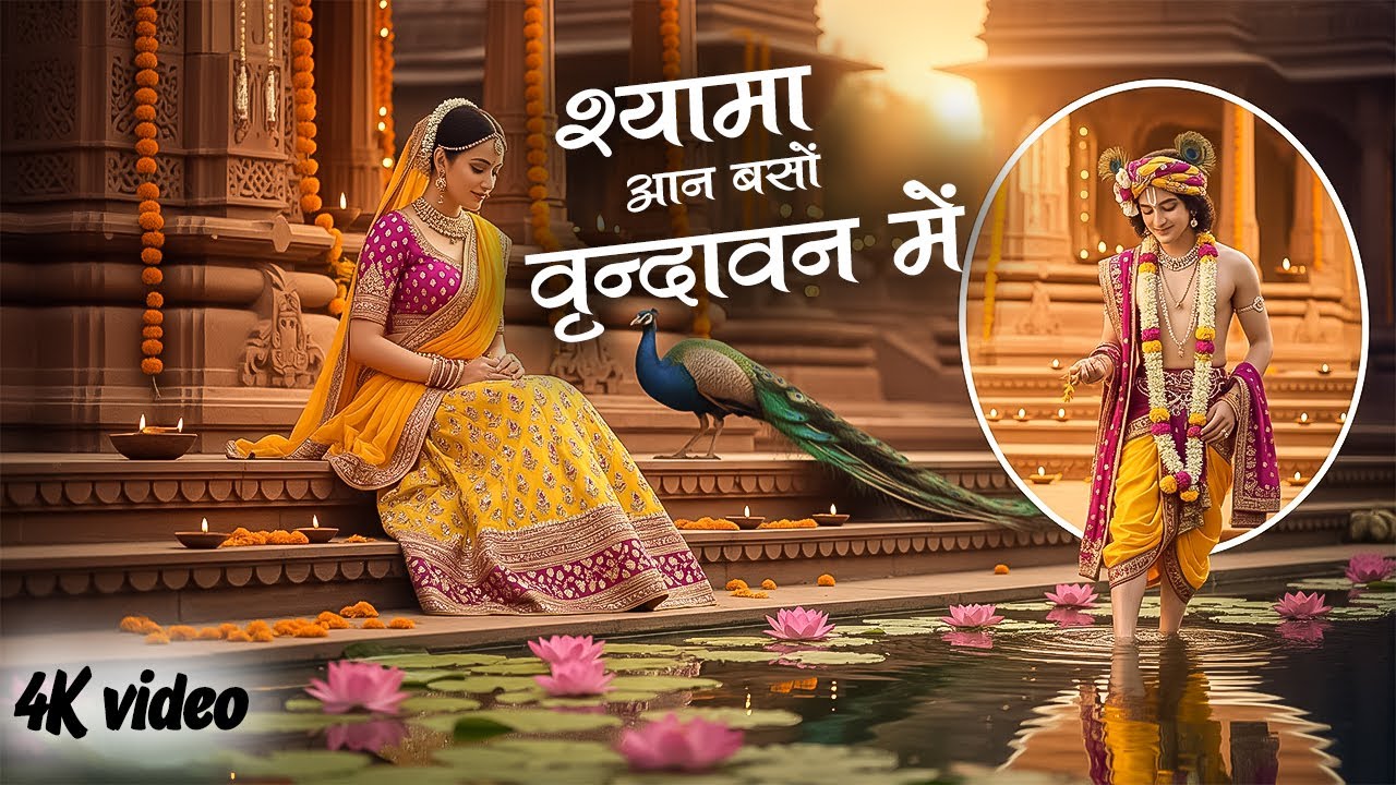 श्यामा आन बसों वृन्दावन में / Shyama Aan Baso Vrindavan Mein ~ मेरी उमर बीत गयी गोकुल में  #krishna