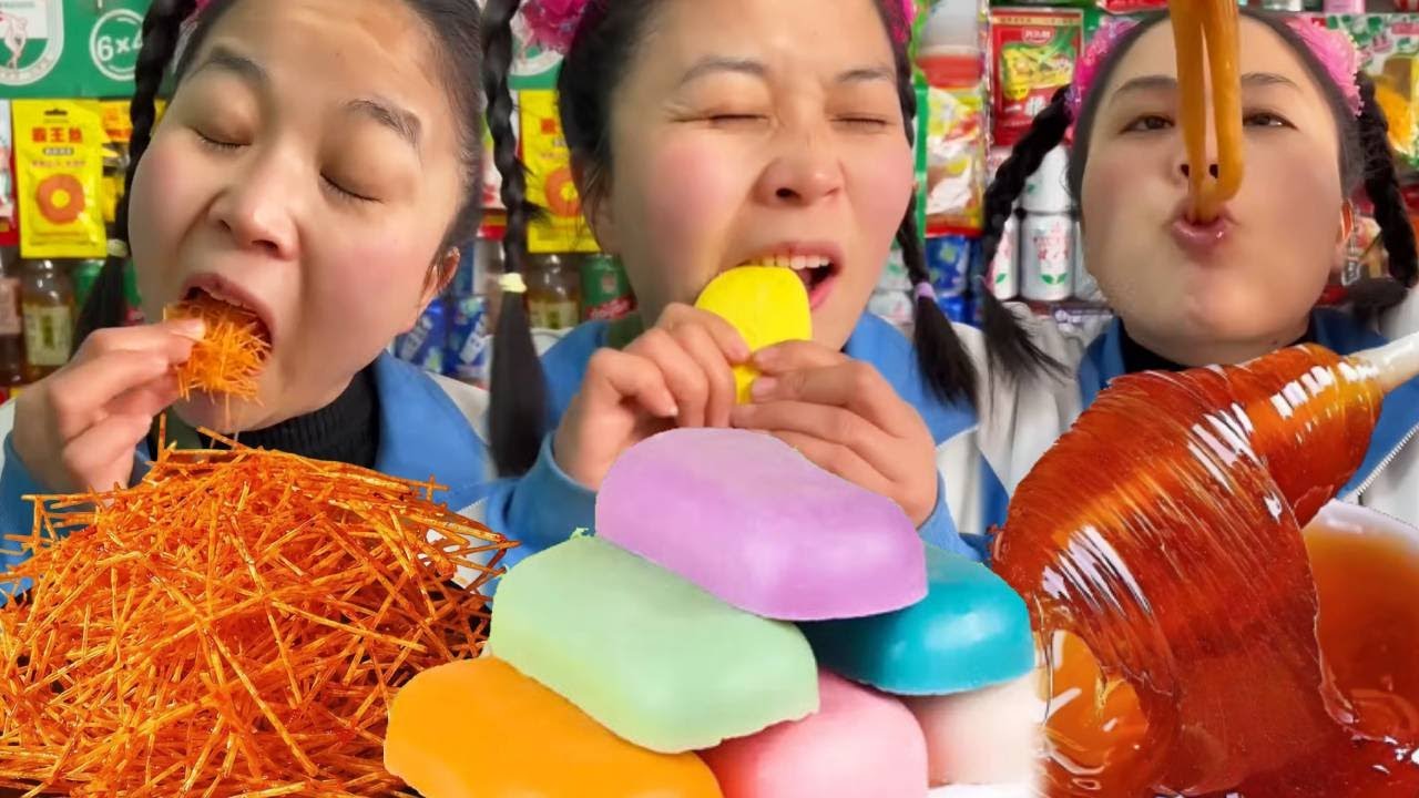 Kumpulan video TikTok camilan Tiongkok jaman dulu, kompilasi camilan Tiongkok masa kecilEP732