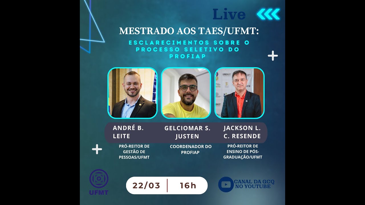 MESTRADO AOS TAES/UFMT: Esclarecimentos sobre o processo seletivo do PROFIAP
