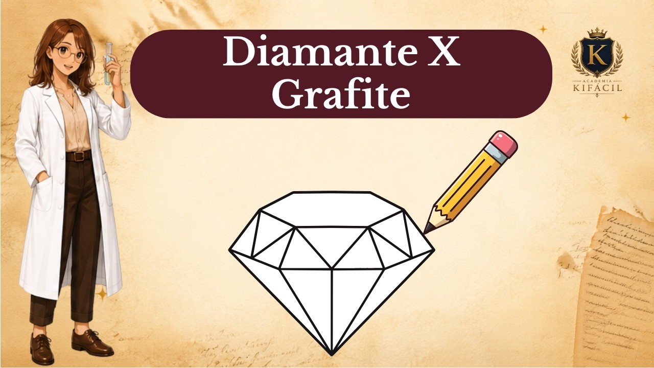 Diamante X Grafite - Muito diferentes porém iguais | ALOTROPIA