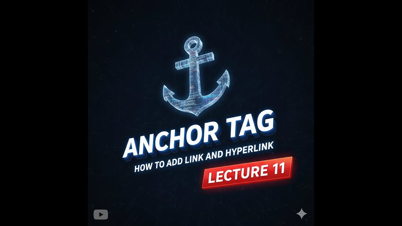 LECTURE 11 | ANCHOR TAG | HOW TO ADD LINK AND HYPERLINK | ADD LINK TO IMAGE | OPEN LINK IN NEW TAB