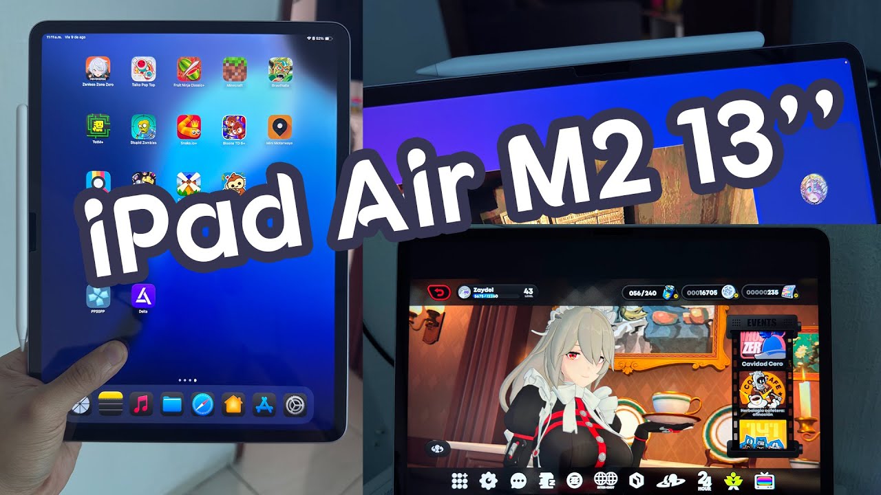 Perspectiva GAMER del iPad Air M2 de 13