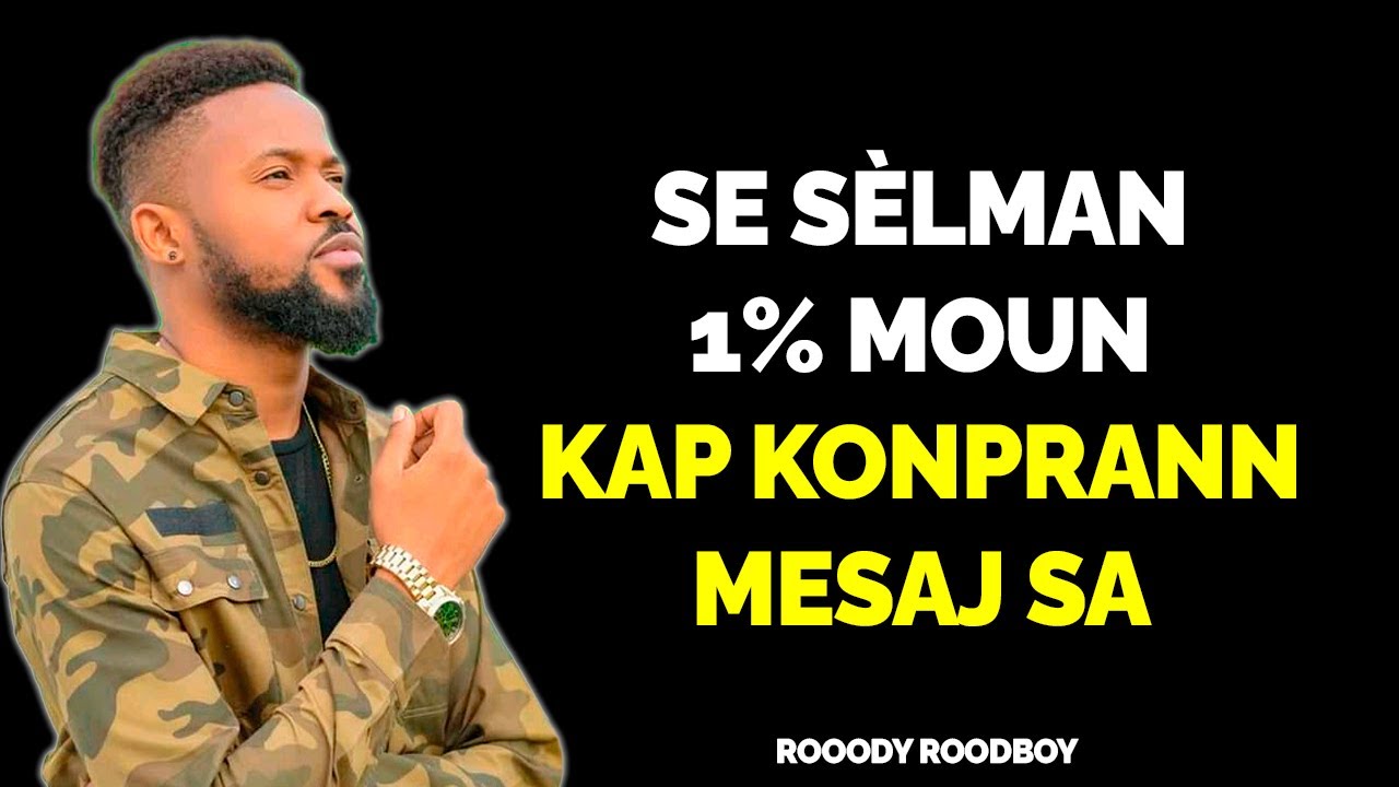 99% moun ki gade videyo sa pap dako ak mesaj la // Roody Roodboy kap pale ak jèn yo