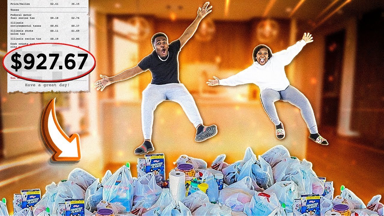 WE WENT GROCERY SHOPPING FOR OUR NEW HOUSE!