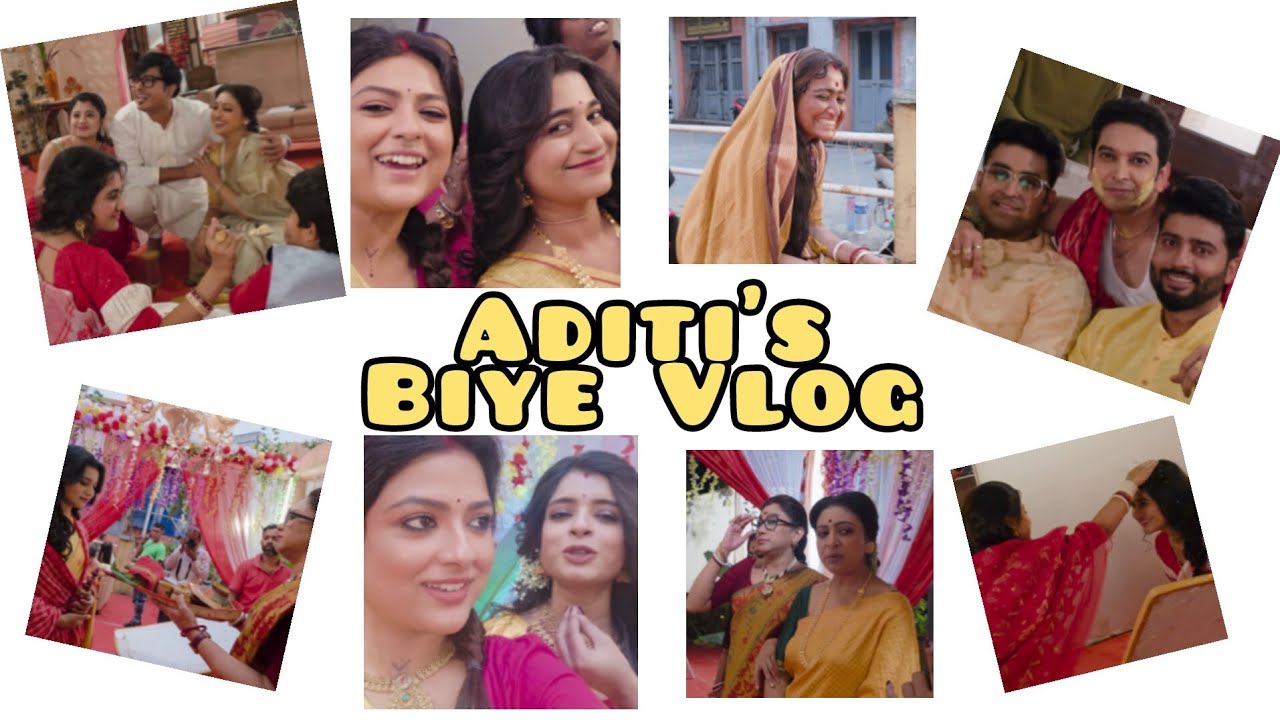 Aditi's Biye Vlog! 💑🏻🎉🎊