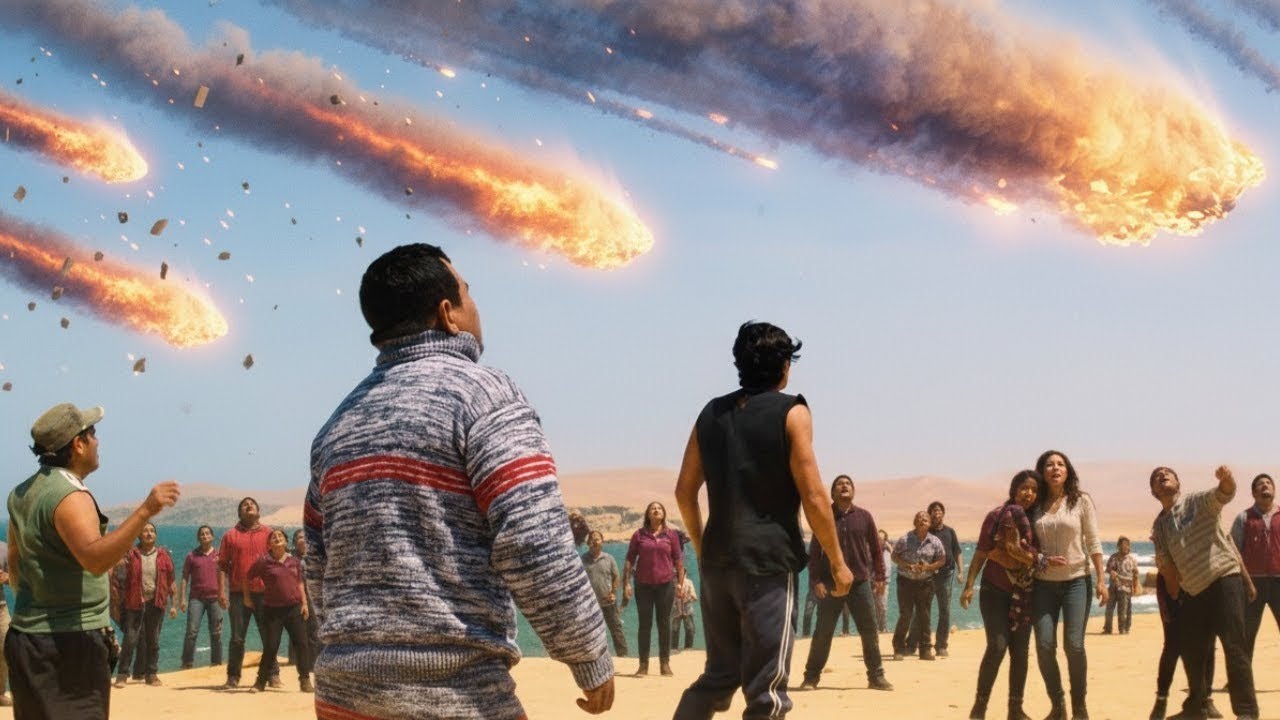 In the Future, Fiery Asteroid Showers Cover the Earth and Brutally Wipe Out Major Cities