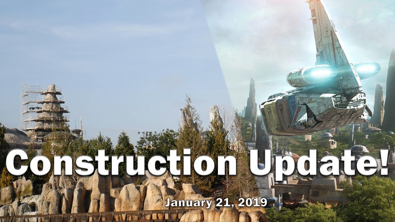 Star Wars: Galaxy's Edge Construction Update at Disneyland!