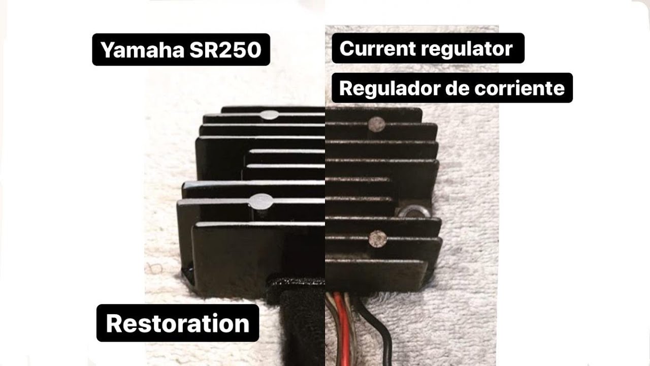 Yamaha SR 250 Current Regulator Restoration/ Restauración Regulador de Corriente