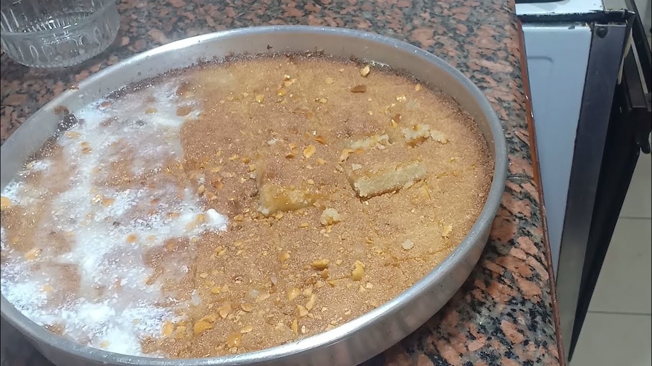 بسبوسه في البيت... طعم لايقاوم😋👌