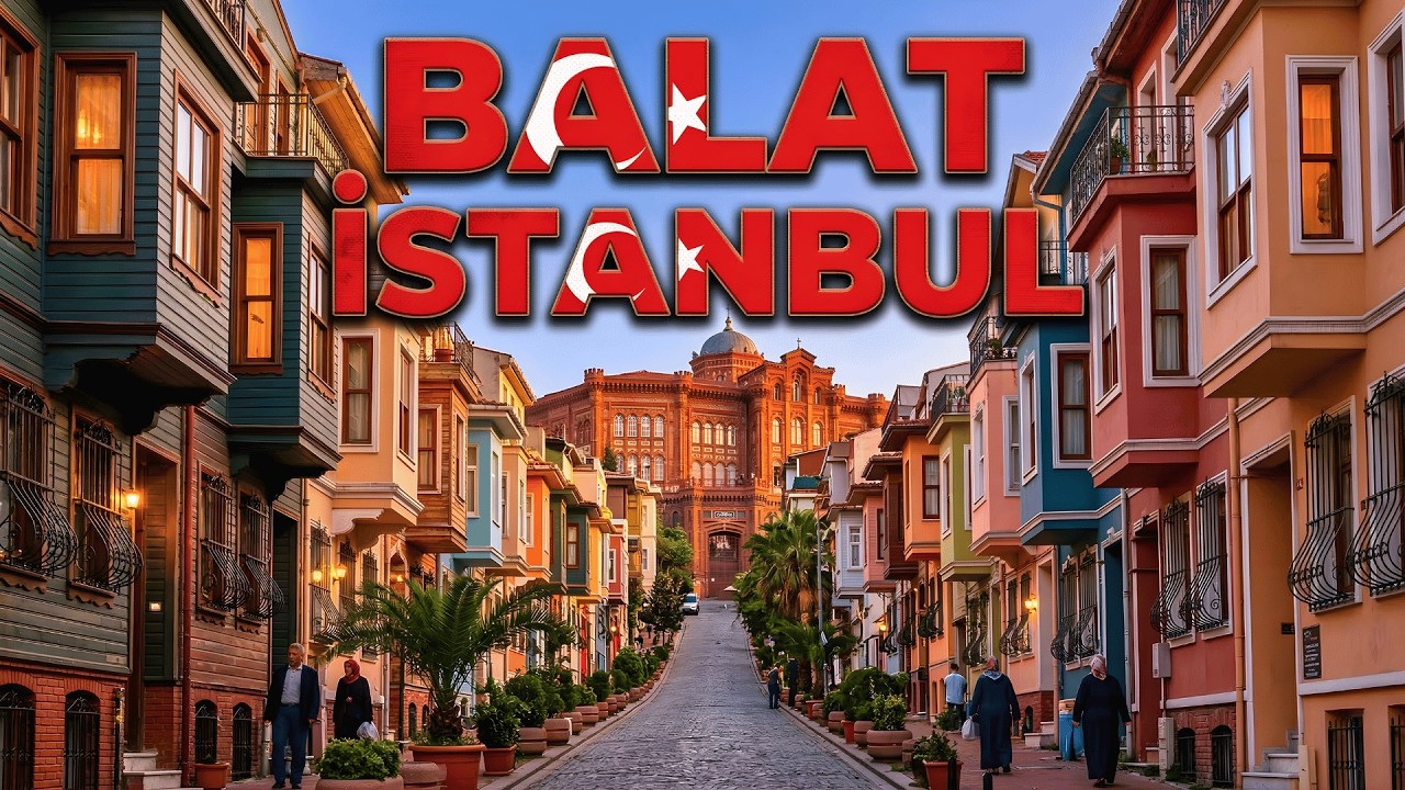 THE MOST COLORFUL PART OF ISTANBUL -- BALAT!! 🌈