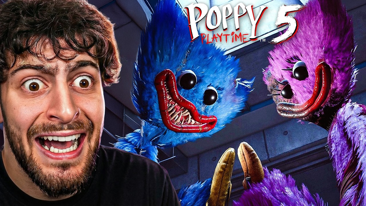 BYILHAN a les MEILLEURES REACTIONS 💀😭 Poppy Playtime 5 (JEU COMPLET)