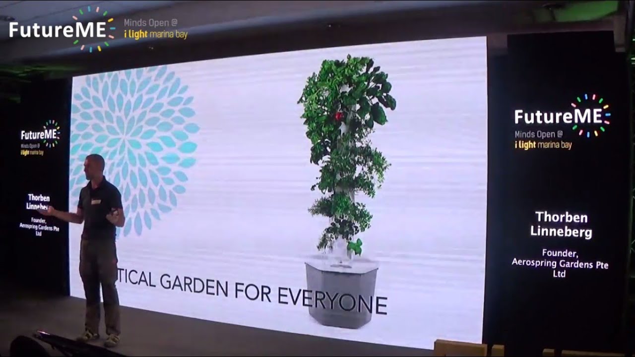 Vertical Aeroponic Gardening - Grow food on your apartment balcony | Thorben Linneberg | FutureME