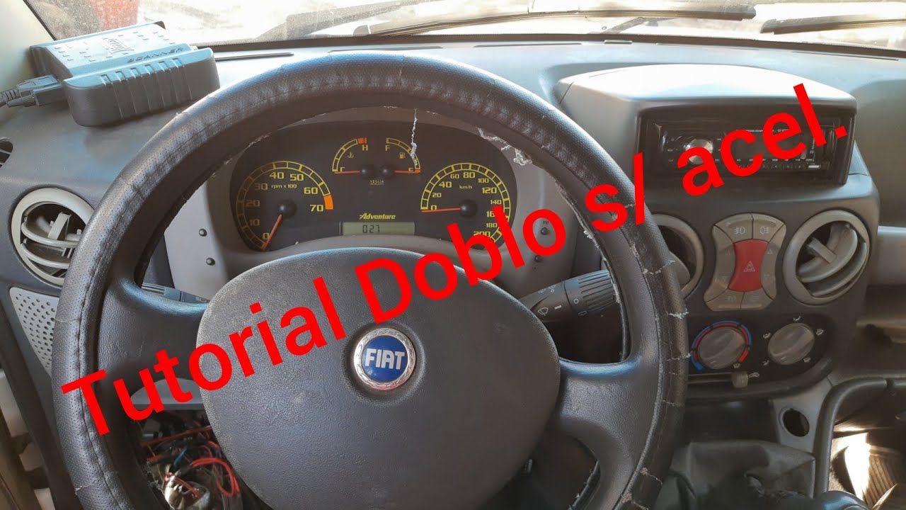 Tutorial Doblo sem aceleração