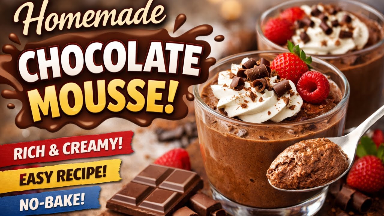 chocolate mousse recipe - chocolate mousse