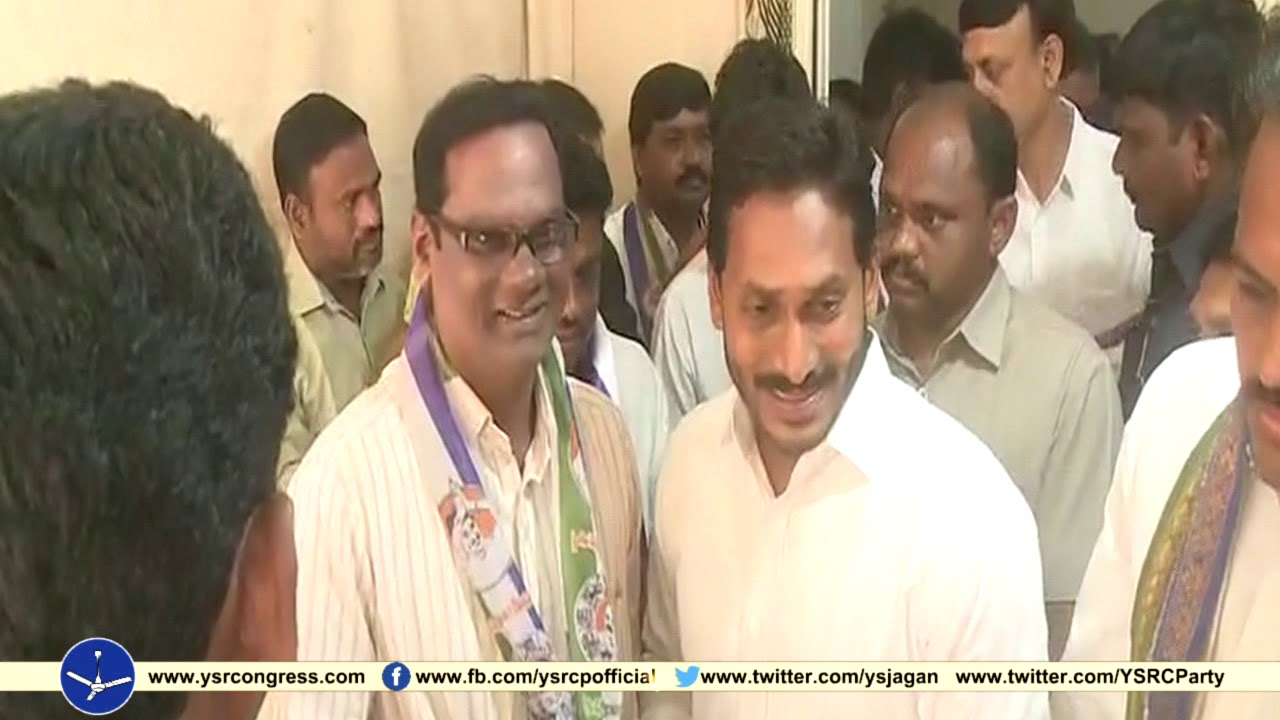 other party Sarpanchs & MPTS and cadre joins YSRCP in presence of YS Jagan