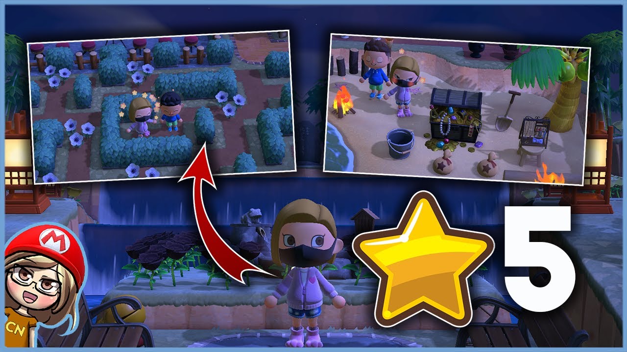 Isla 5 Estrellas con LABERINTO & ZONA de PIRATAS! Animal Crossing: New Horizons