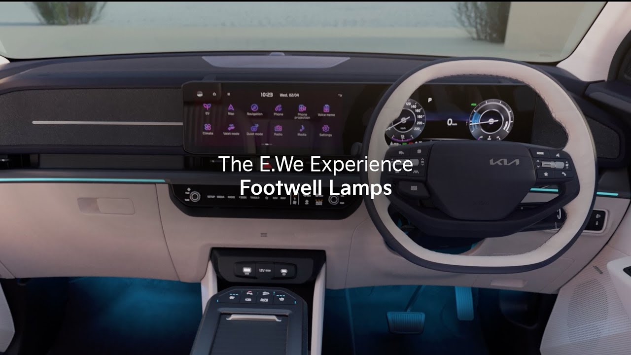 Carens Clavis EV | The E.We Experience | Footwell Lamps​