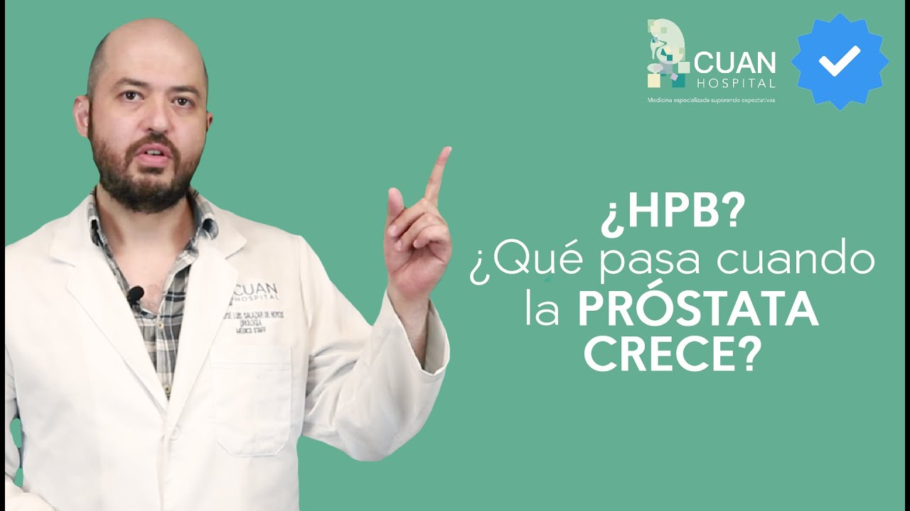 S&iacute;ntomas del crecimiento prost&aacute;tico