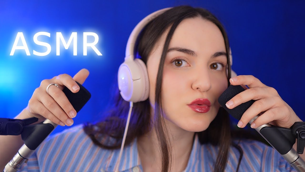ASMR царапает микрофон с близкого шепота✨