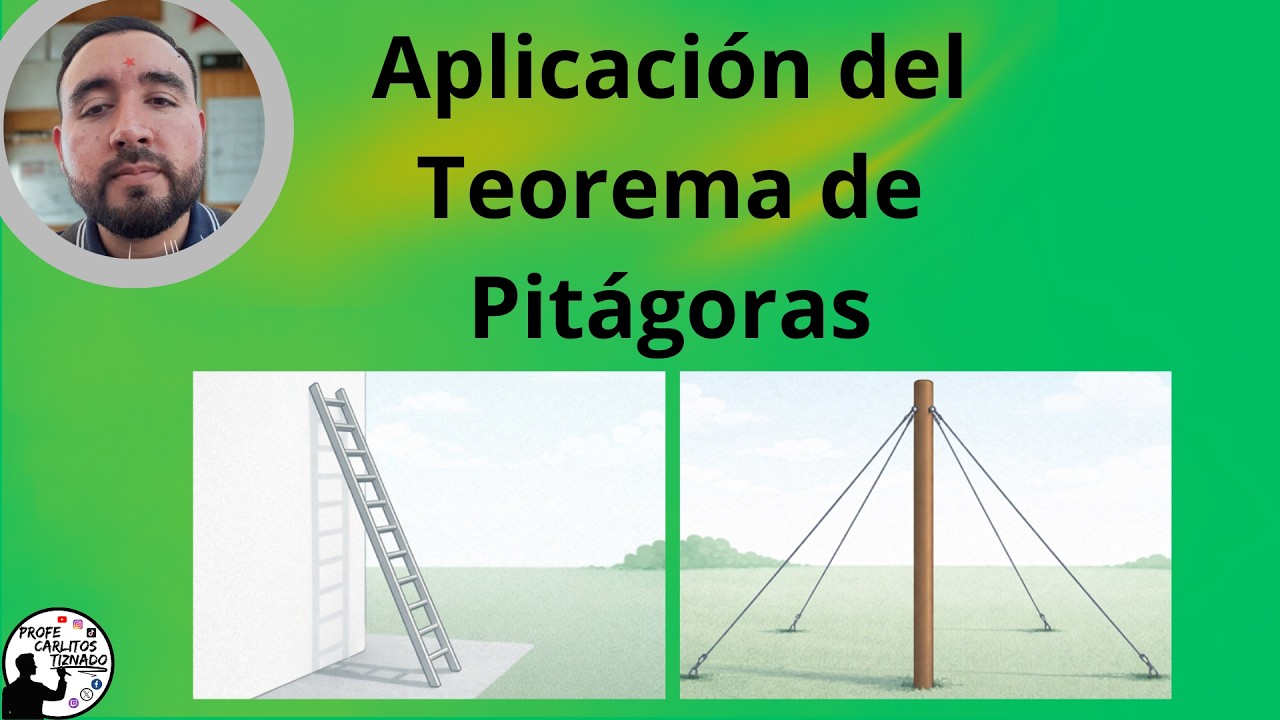 Problemas de aplicación de Teorema de Pitágoras