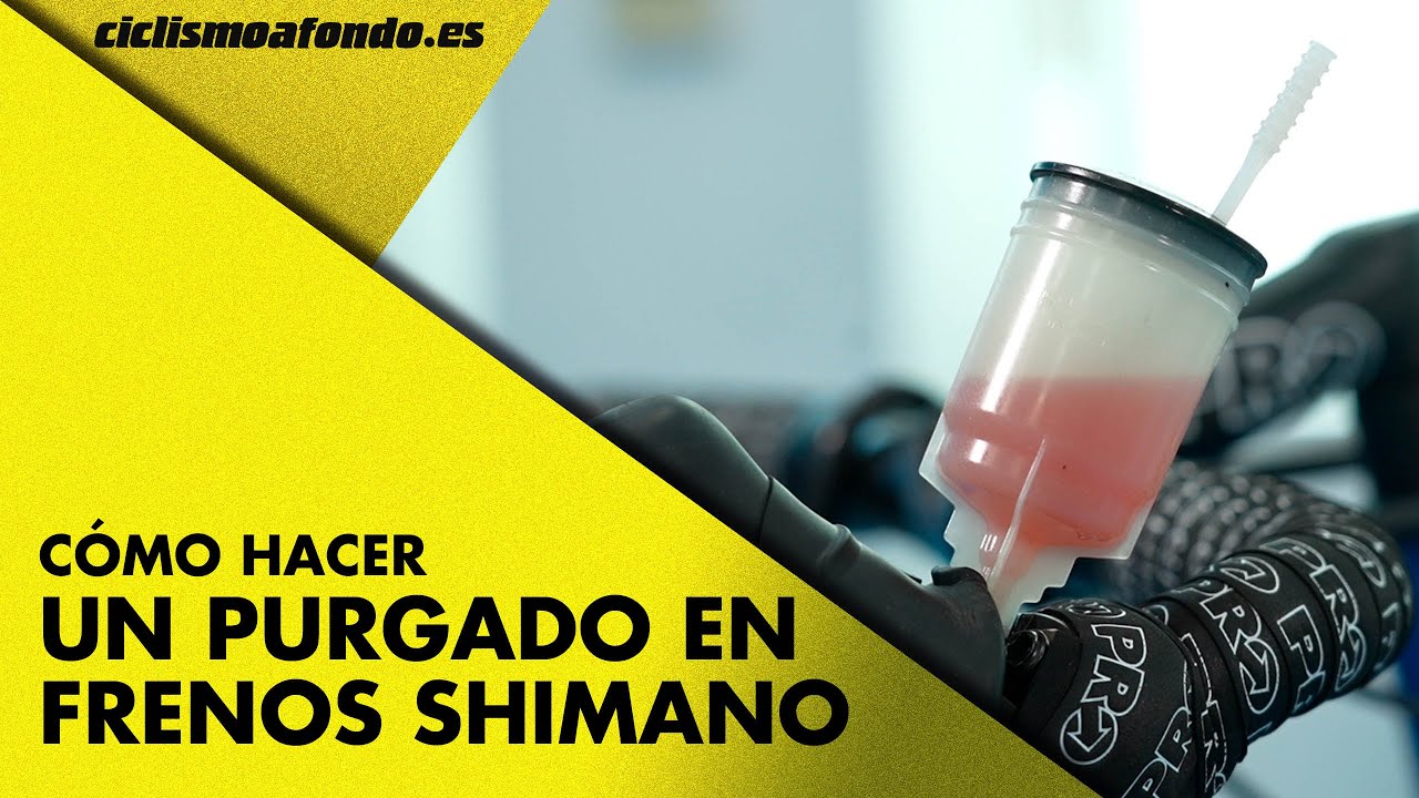 Mecánica Ciclismo a Fondo: Cómo purgar y dejar como nuevos los frenos Shimano de disco