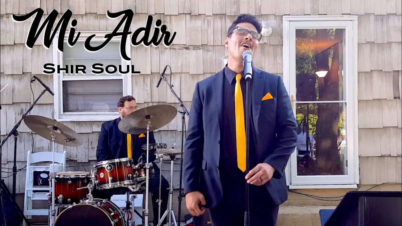 Mi Adir - You Raise Me Up - Corona Chuppah - Jewish wedding band Shir Soul featuring Chaim Moskowitz
