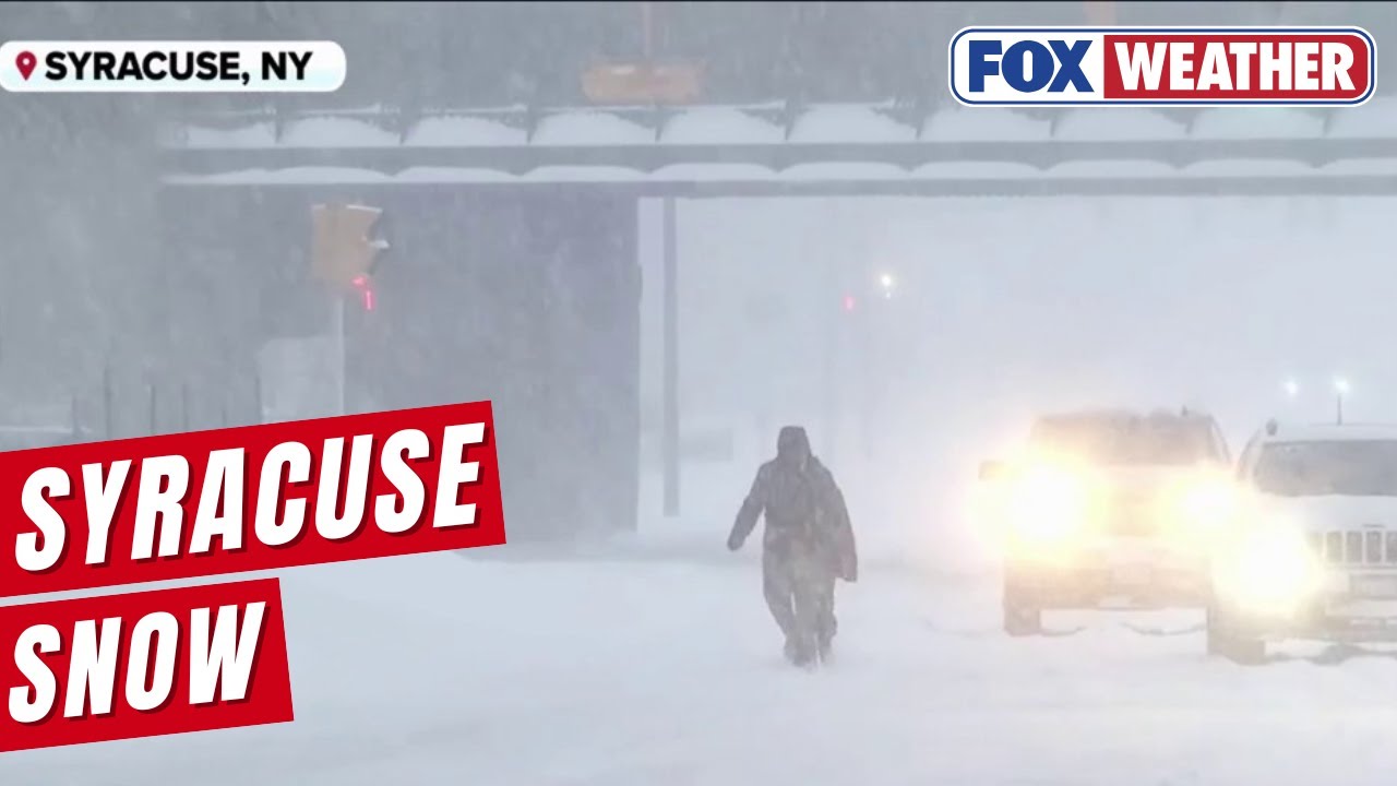Syracuse Buried By More Than A Foot Of Lake-Effect Snow