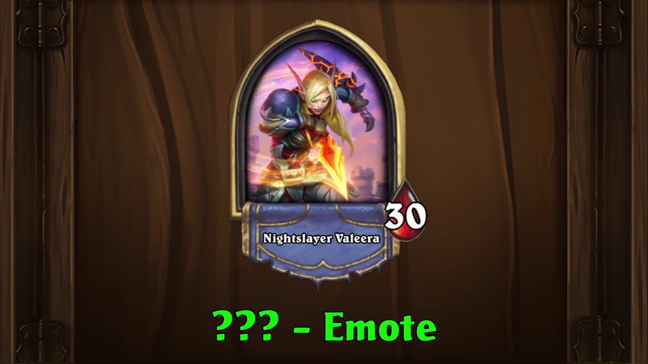 Hearthstone - Nightslayer Valeera [New Voice Lines]