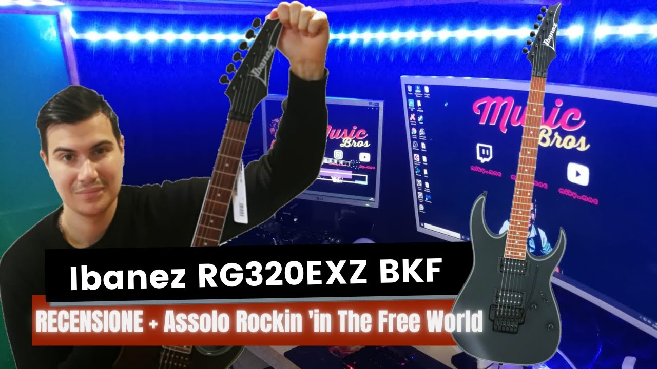 IBANEZ RG320EXZ BKF Recensione tecnica + Assolo Rockin 'in The Free World di Neil Young di Miky_mnc