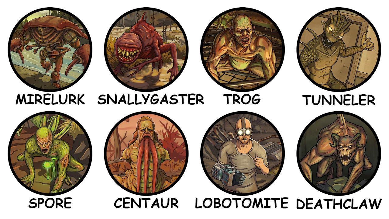 Most Horrifying Fallout Monsters Explained In 36 Minutes