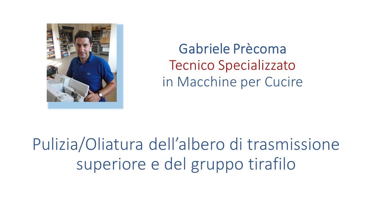 Pulizia e Oliatura della Macchina per Cucire 1/2
