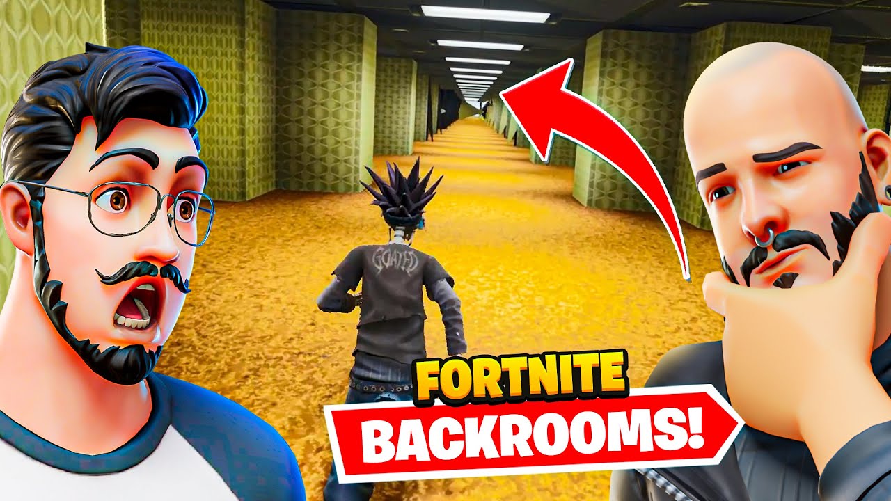 ENCONTRAMOS AS BACKROOMS NO FORTNITE!