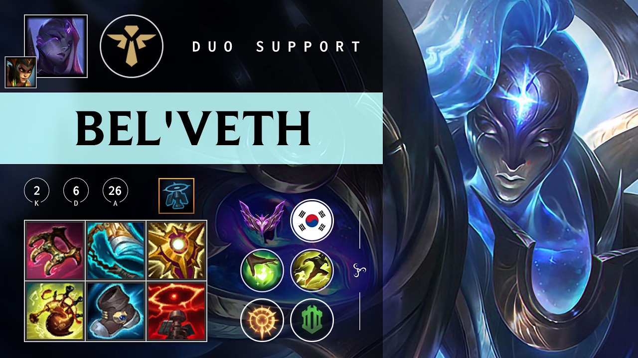 Bel'Veth Support vs Nunu & Willump - KR Master Patch 26.03