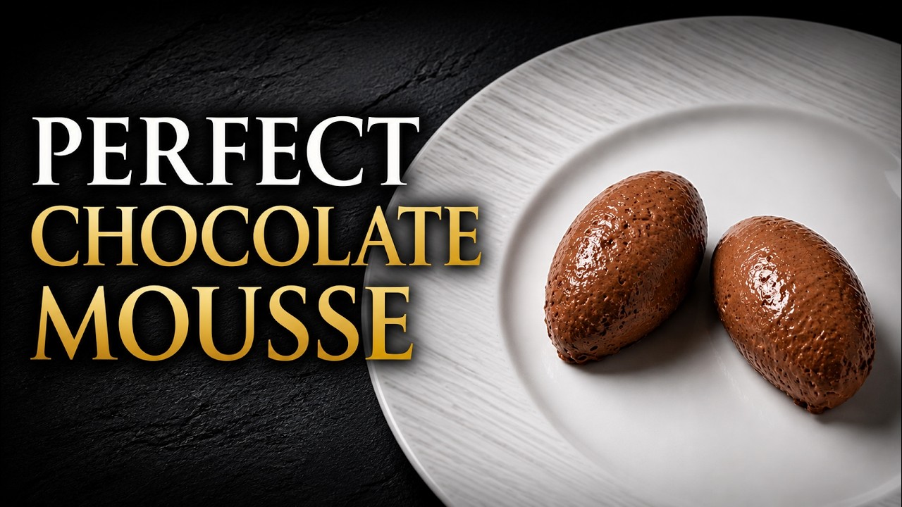 How to make MICHELIN STAR CHOCOLATE MOUSSE at home