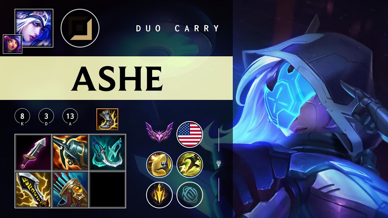 Ashe ADC vs Caitlyn - NA Master Patch 26.03