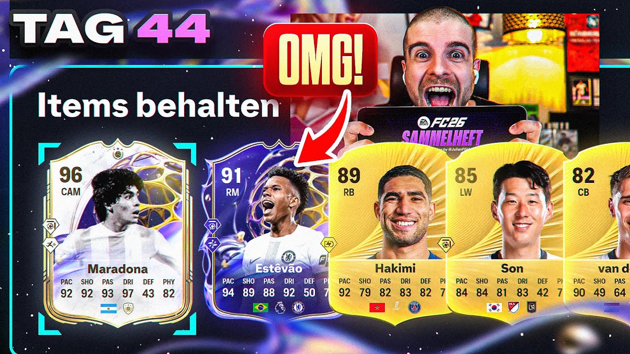 BIG Future Star & ICON in 1 PACK !! 😳😍 Kann ich ALLE KARTEN in FC 26 SAMMELN ?! TAG 44 🧐🧪