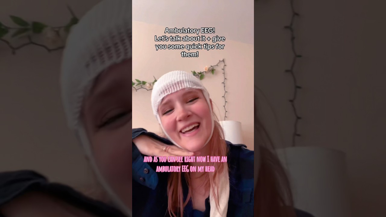 Ambulatory EEG! What is it + quick tips! #disabilityawareness #EEG #spooniesupport #seizures