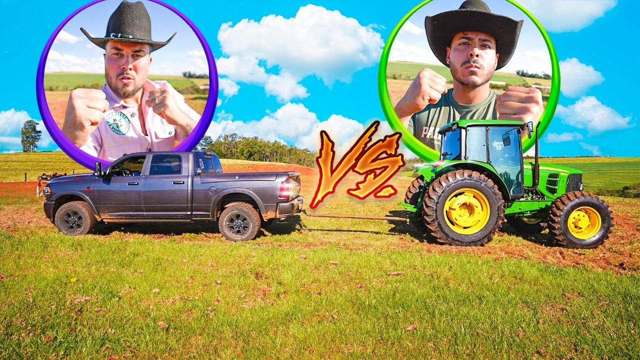 CABO DE GUERRA - RAM 2500 vs TRATOR 🚜 “ pode vir Renato Garcia “ 🥹