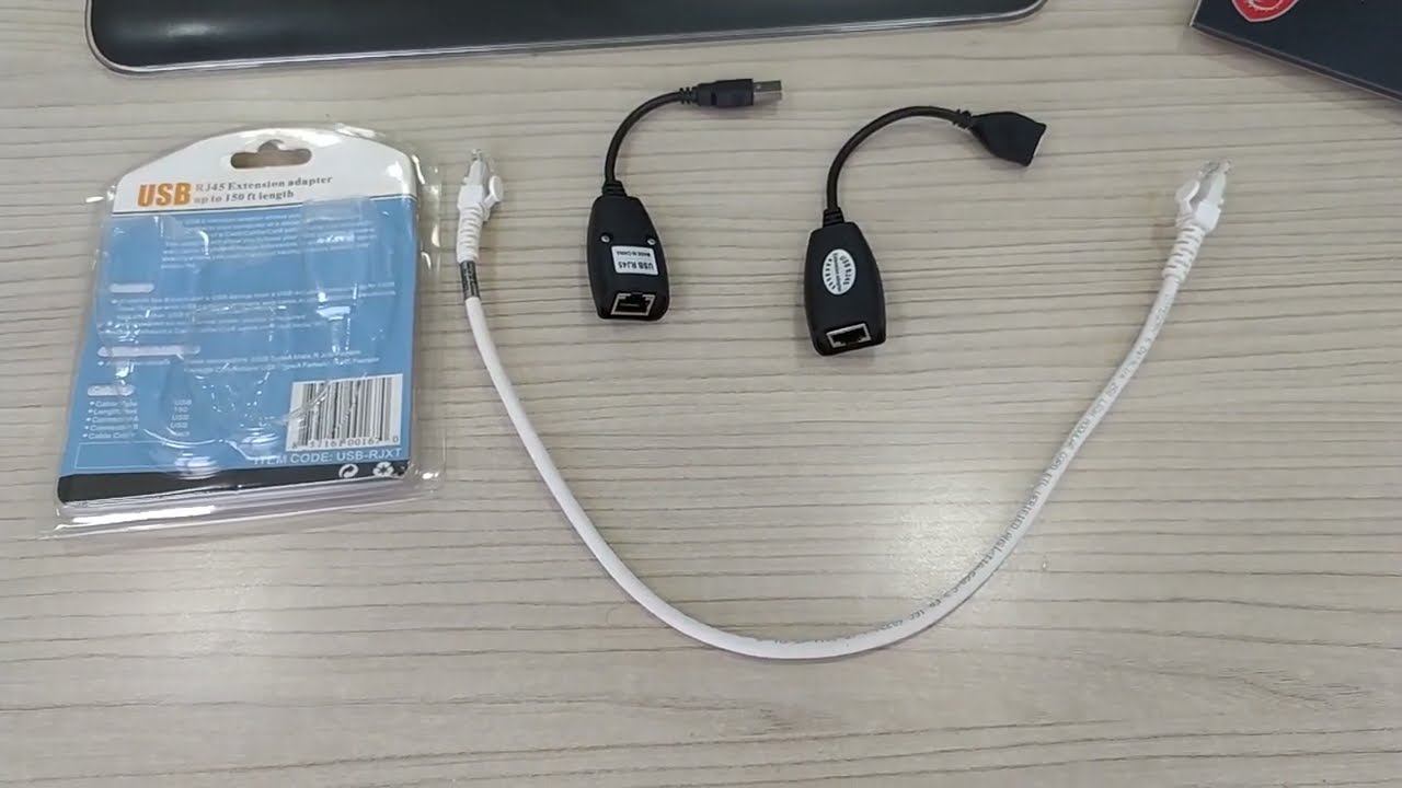Network Kablosu ile USB Uzatma Cat6 kablosu üzerinden USB Verisi Aktarımı