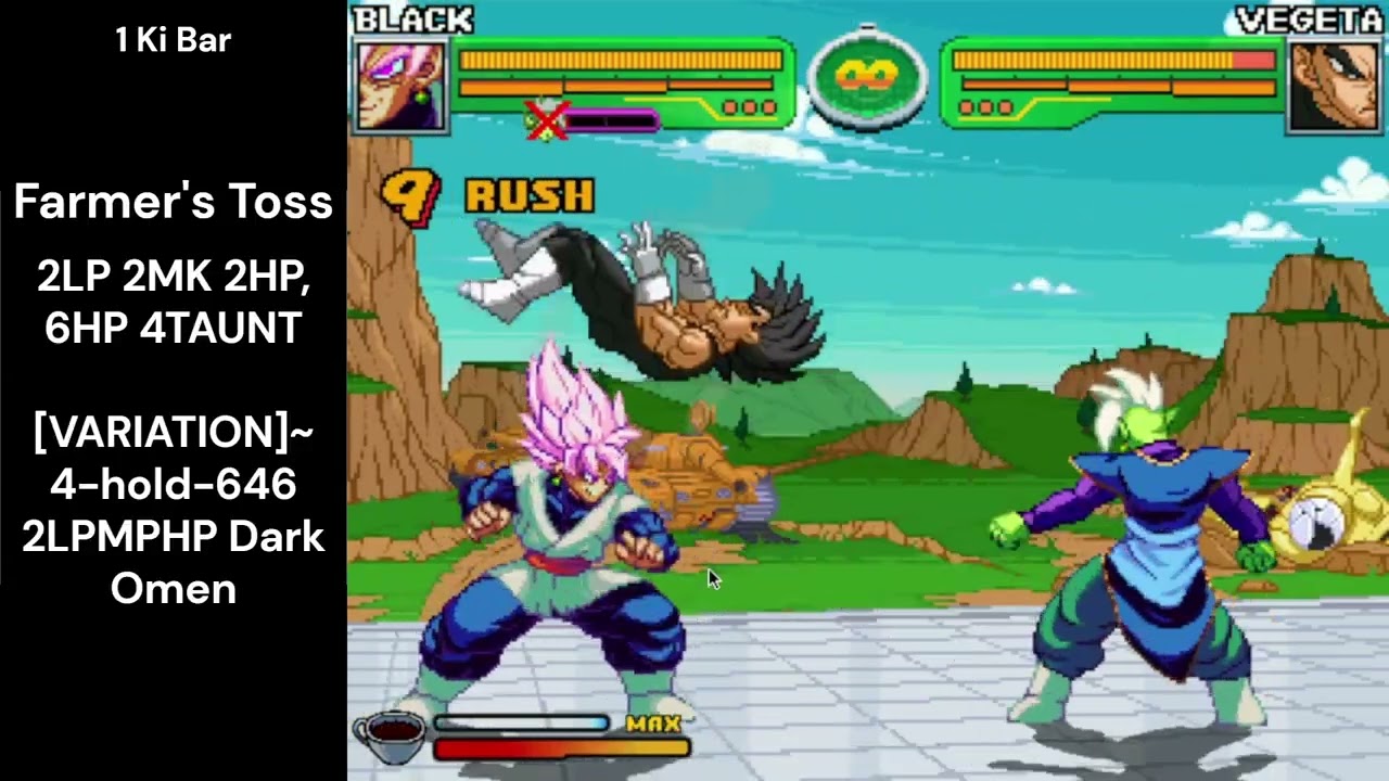 My beginner Black combos