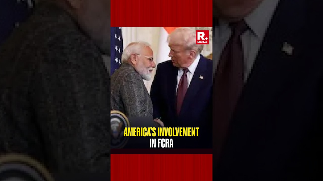 Arnab On How US Wants To Decide India's Plan On The FCRA Amendment