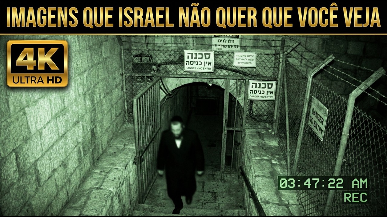 O QUE EXISTE DEBAIXO DO MONTE DO TEMPLO EM JERUSALÉM? | OS TÚNEIS SECRETOS QUE ISRAEL ESCONDE
