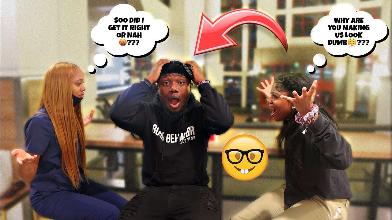 Asking Girls Brainteasers At Temple University! | College Edition