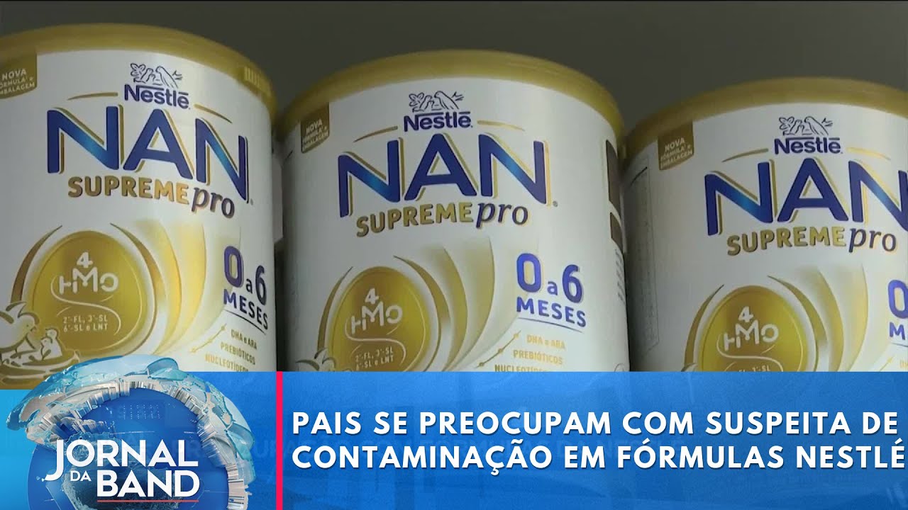 Contaminação em fórmulas da Nestlé preocupa pais | Jornal da Band